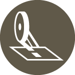 Pose d'adhésifs machine 1 tête.