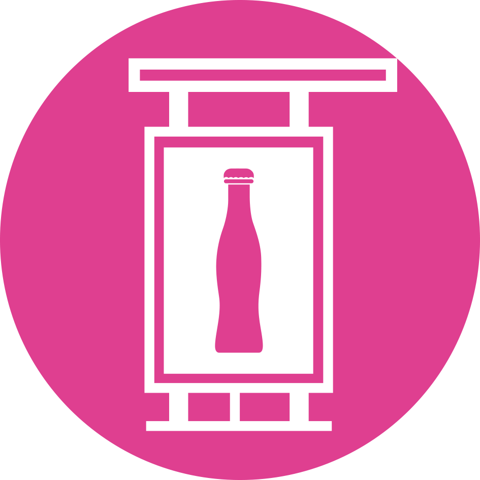 Affiches fixes en mobilier