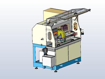 Machine de d&eacute;coupe en ligne, machine 3d gauche