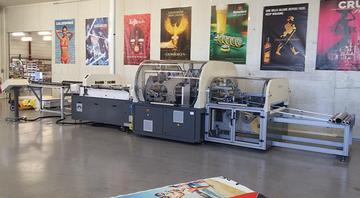 Rouleuse d'affiches auto (roulage multiple)