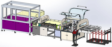 Rouleuse d'affiches automatique (roulage unitaire)