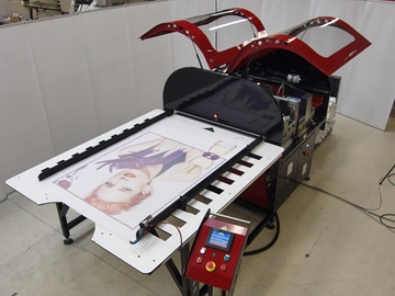 Machine de roulage d'affiches 2m&sup2; semi-auto (roulage unitaire)