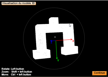 Caire - dévracage 3D - modélisation grossière